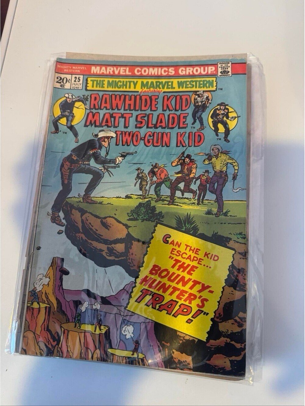 Mighty Marvel Western #25 Marvel 1973 Rawhide Kid Two-Gun Kid Matt Slade